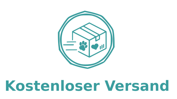 Fluffikon kostenloser Versand Logo.