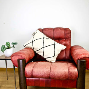 Kelim Sofakissen | Schwarz Weiss