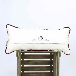 Rotes Samtkissen | Aus Samt mit Marokkanischen Motiven