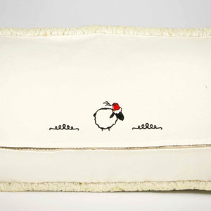 Sofakissen | Samt Cremefarben