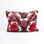 Purple with throw pillows made from Moroccan velvet fabrics. The pillow size is 40x60cm. 