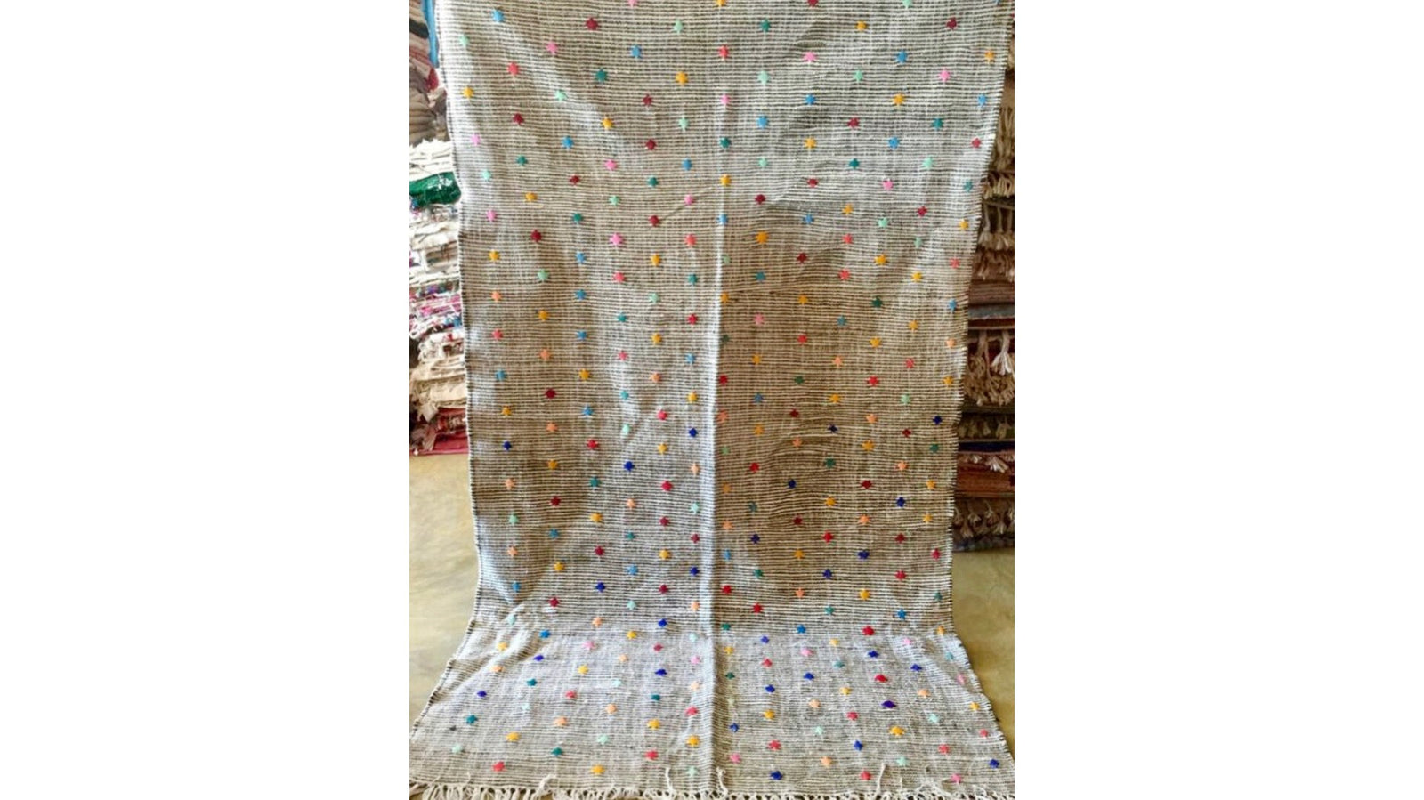 Colourful Kilim Rug that used for our custom Fluffikon Kilim dog beds / cats beds.