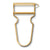 Gift idea: rex vegetable peeler. The golden peeler is in front of a white background.