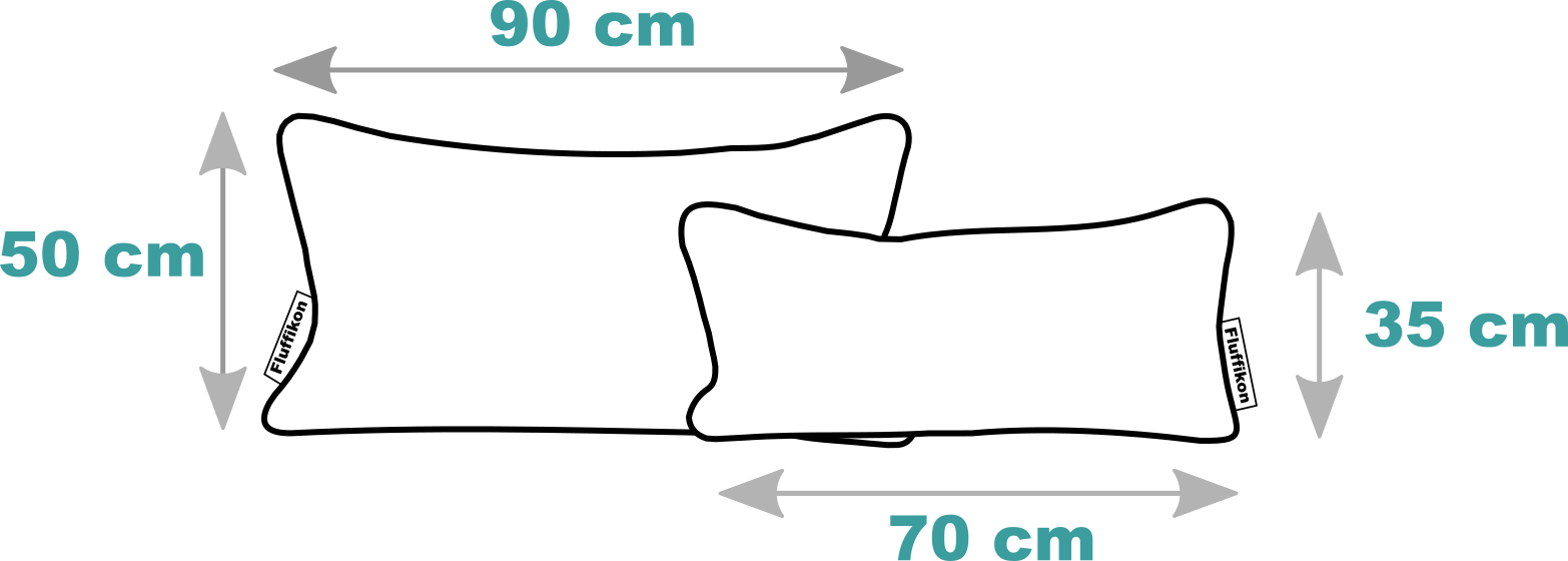 King size pillow dimensions in cheap cm