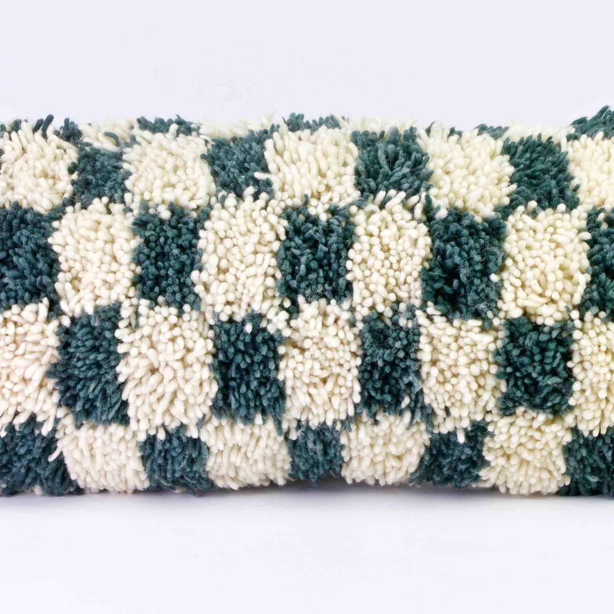 Zoom on checkered Moroccan Lumbar Pillow